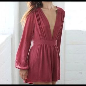 NWT Sadie & Sage Long-Sleeve Romper L